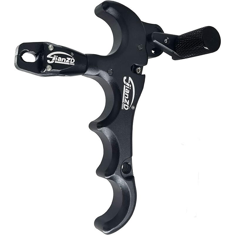 360° Release Aids Trigger 4 Finger Adjustable Auto Hunting Compound Bow Archery