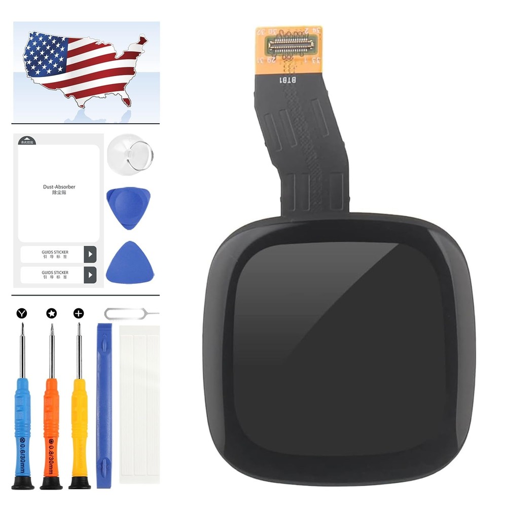 Fitbit Versa 4 Screen Replacement Kit - LCD Display Touch Screen Digitizer Assem