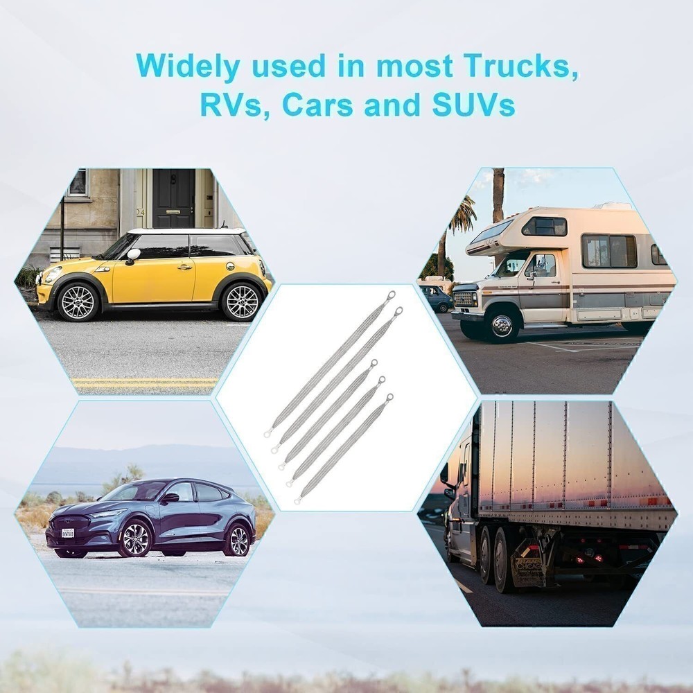 Braided Tinned Copper Cable 5PCS Universal Car Engine Ground Strap