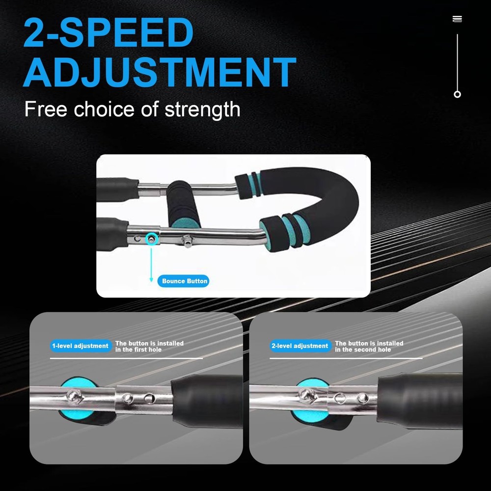 HOTWAVE Twister Arm Exerciser,Adjustable Spring Workout Bar, Forearm Triceps ...