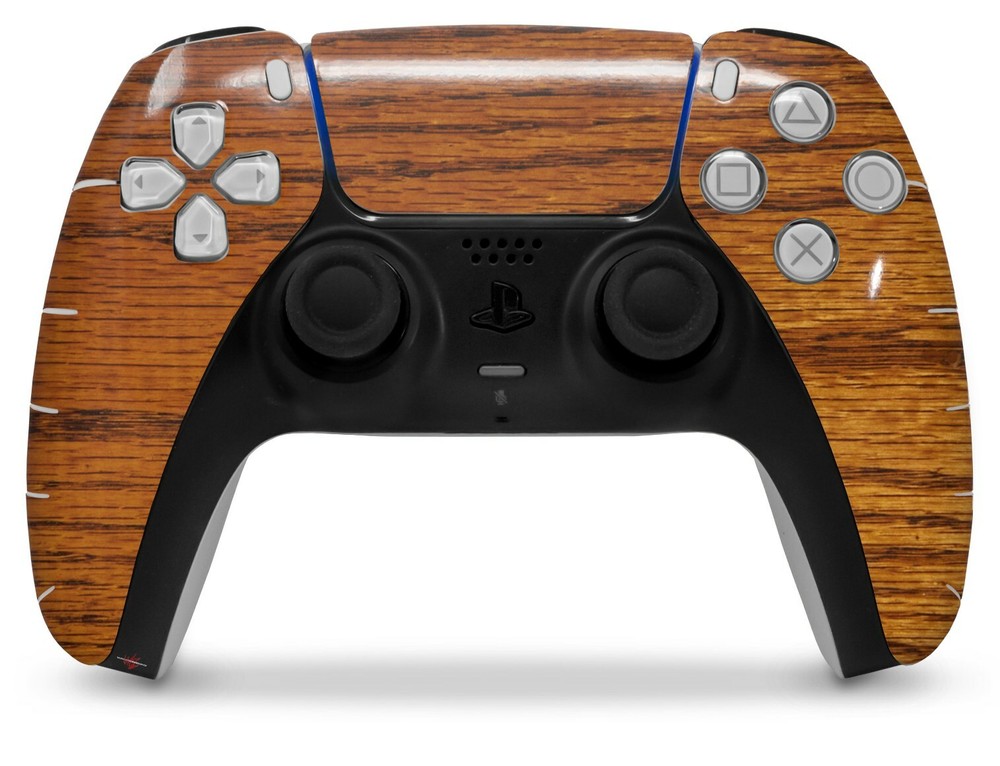 Skin Sony PS5 Controller Wood Grain - Oak 01