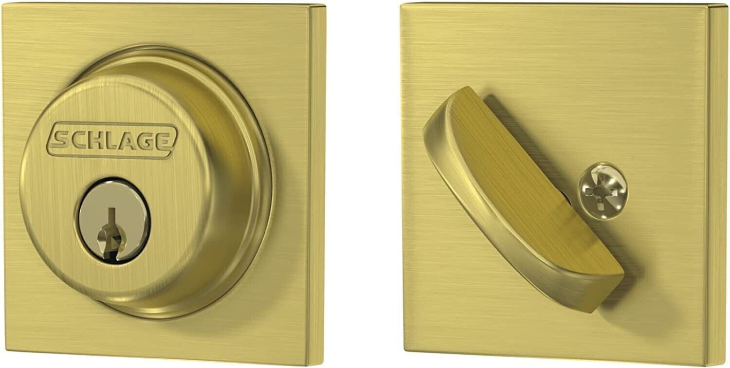 Schlage Collins Single Cylinder Deadbolt B60N COL