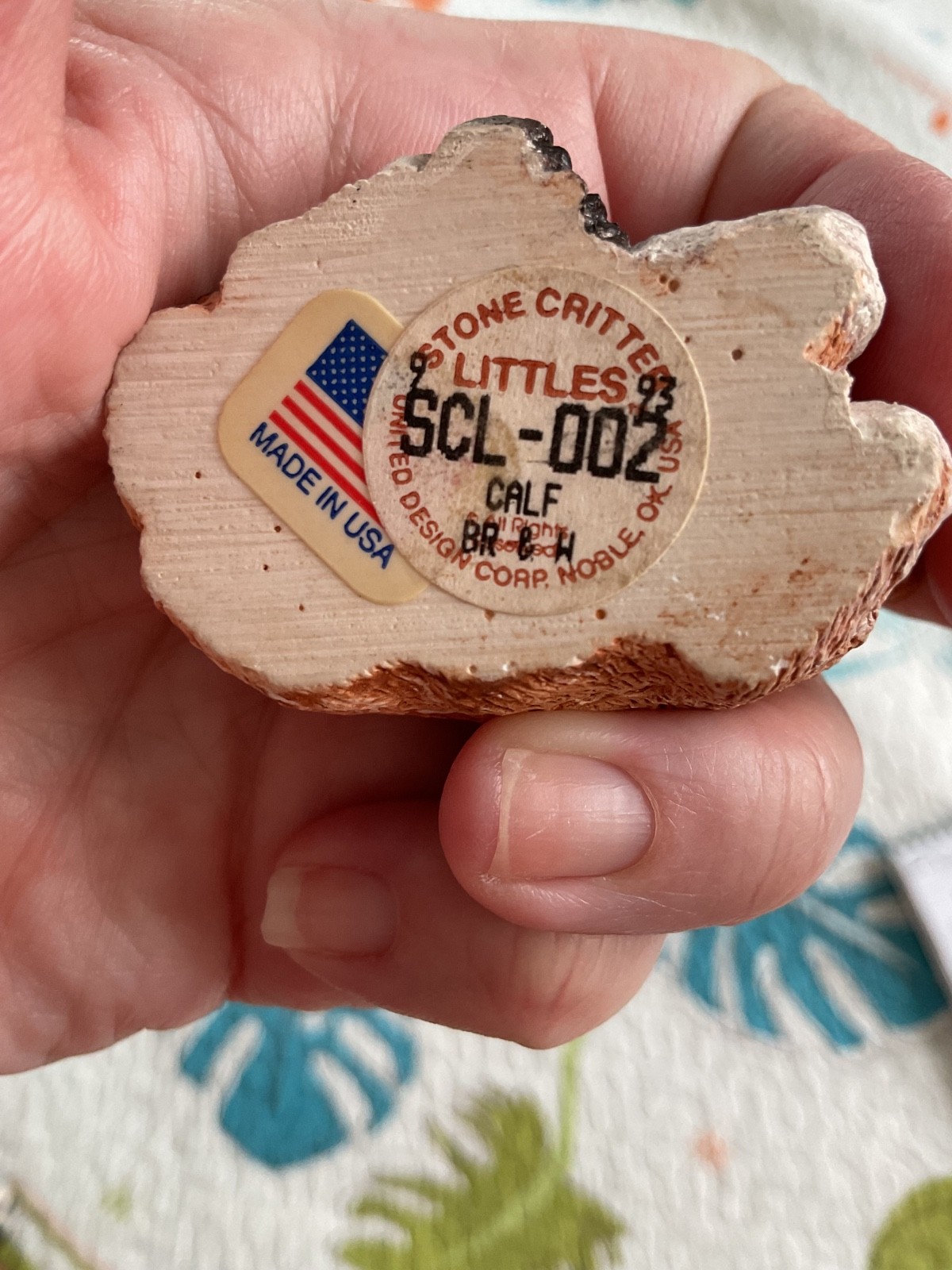 Lot of 9 Random Resin Cow Figurines, 1-3.5"!