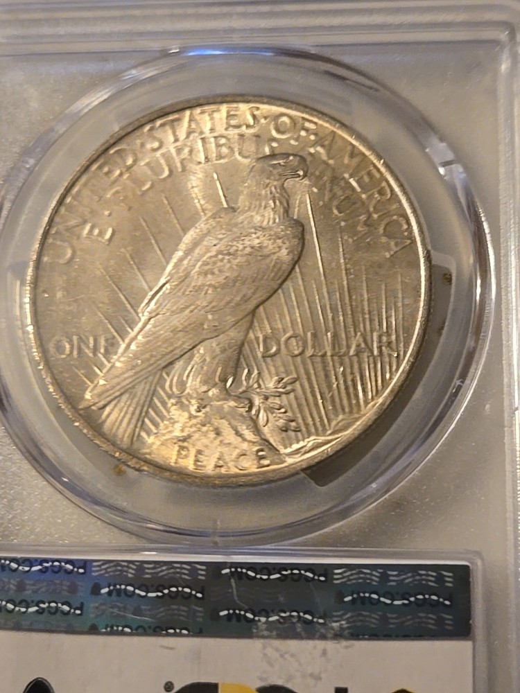 1922 $1 Peace Silver Dollar PCGS MS63
