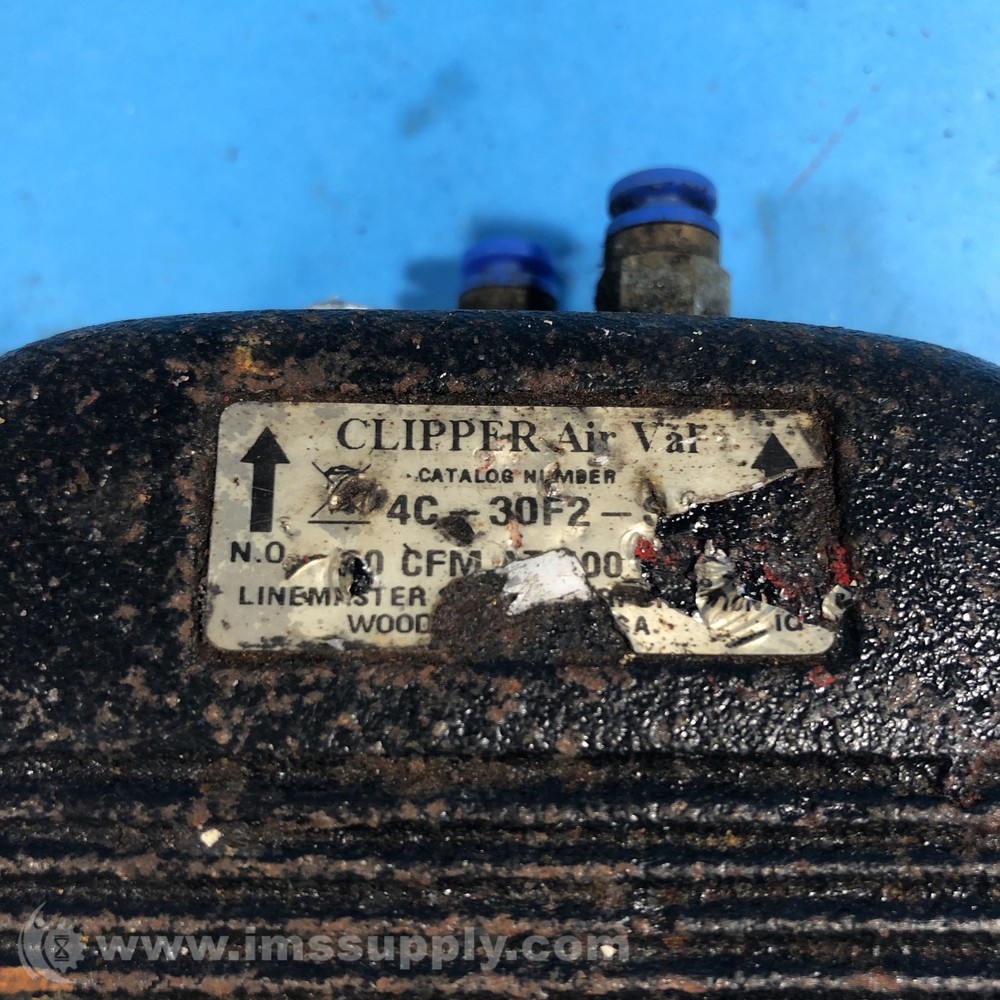 Linemaster 4C-30F2-S Clipper Single Pneumatic Control 2515