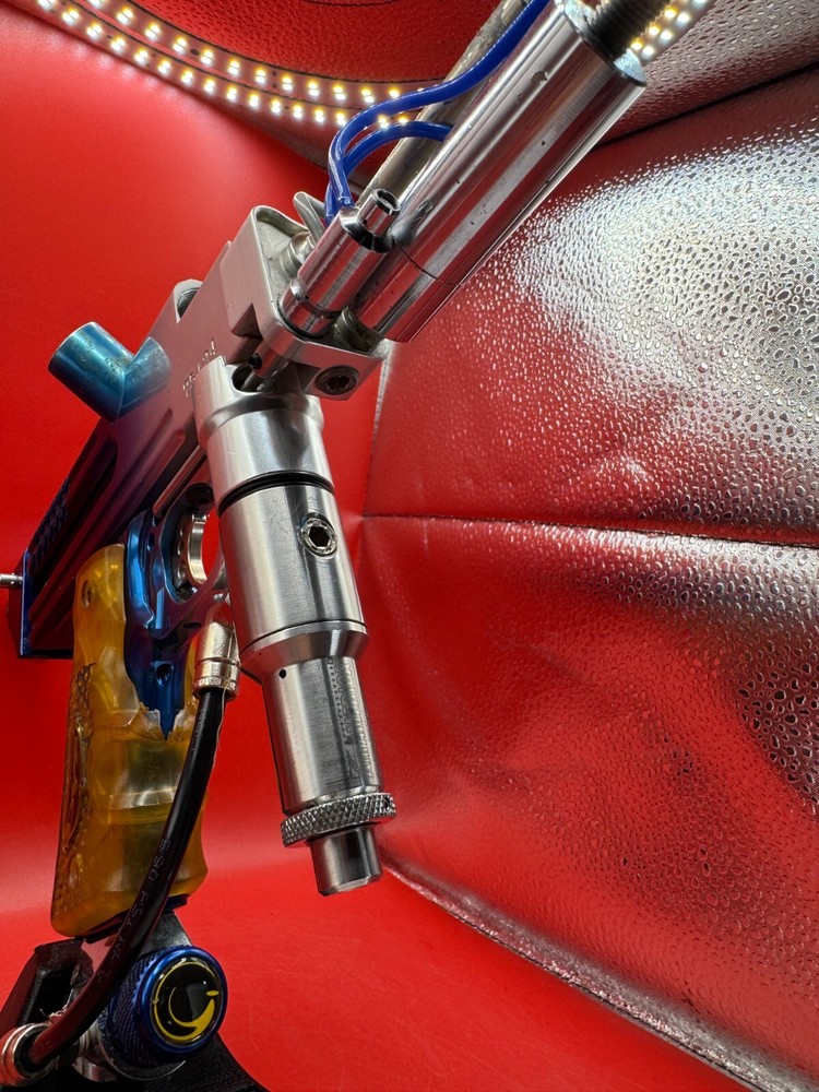 Shock Tech Vortex Autococker - Black/Silver Fade - Not Working