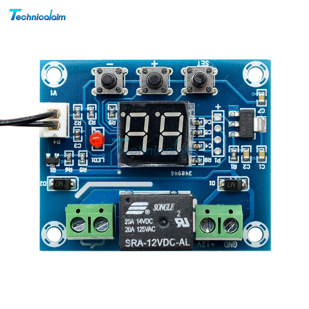 Digital DC12V LED Soil Moisture Sensor Humidity Watering Relay Controller Module