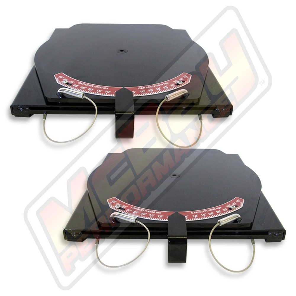 Alignment Rack Turn Plate Table Set Passenger Car Light Truck w/ Pointers Hunter