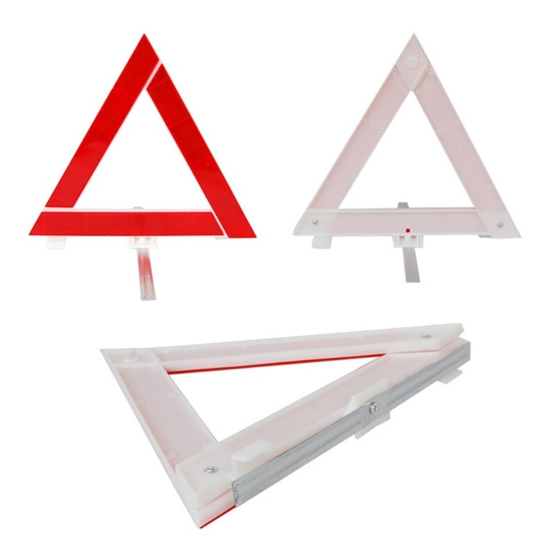 Large Warning Car Triangle Reflective Road Emergency Breakdown Hazard