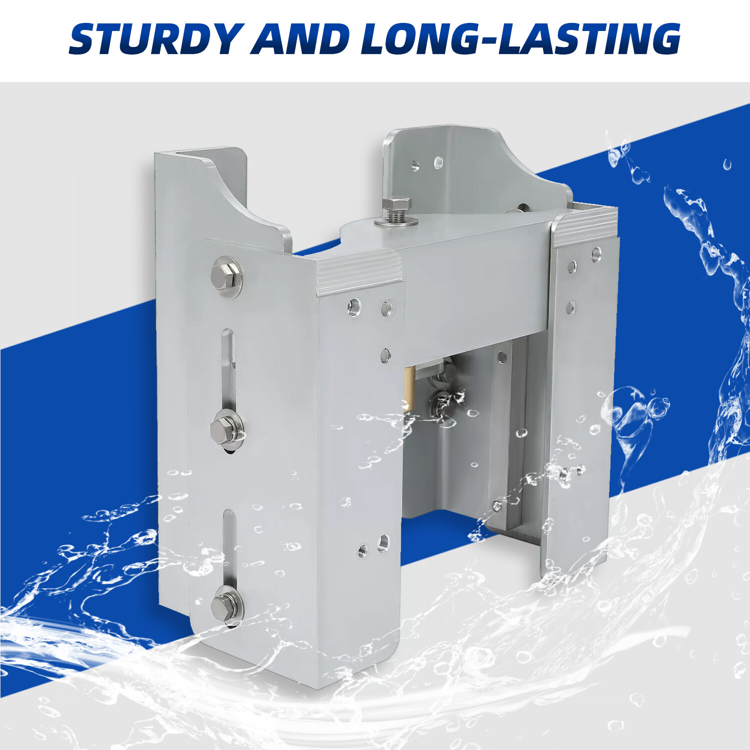 Aluminum 8'' Adjustable Outboard Boat Manual Jack Plate Motor Setback #JPL4800