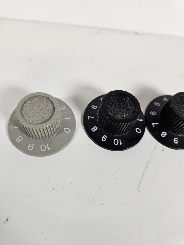 6 Shure M68 Microphone Mixer Preamplifier Amplifier Amp Numbered Knobs OEM