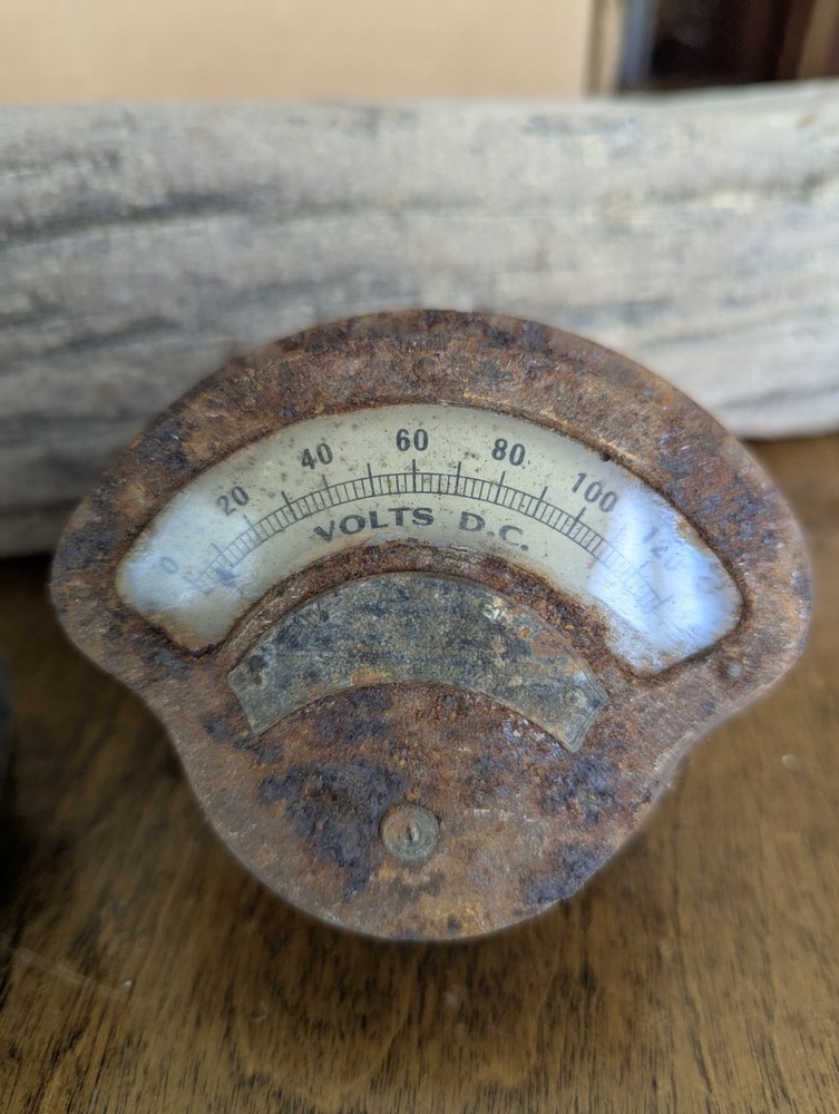 Antique Electrical Dials, For Decor, WW2 Era