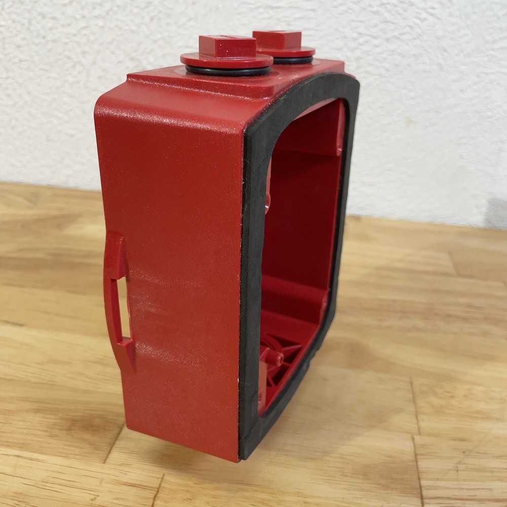 Red Weatherproof Back Box -- B59-0006