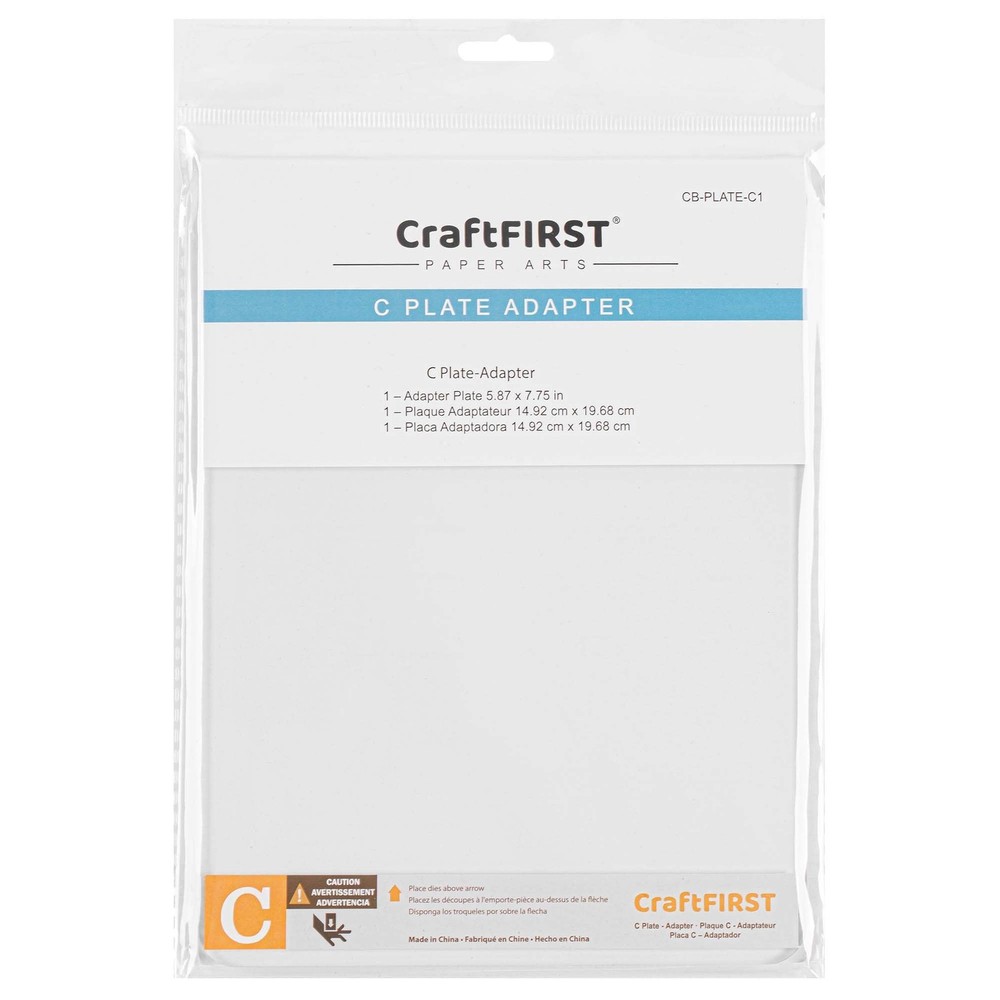 CraftFIRST C Adaptor for Cuttlebug Machine 5.87 x 7.75 C Adapter