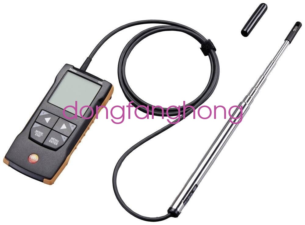 Testo 425 Anemometer with Telescopic Probe – Hot Wire Anemometer Handheld