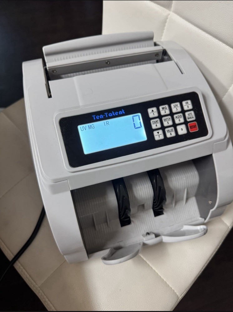 Ten-Tatent Bill Counter UV MG IR Detection, Batch Counting, Add Function