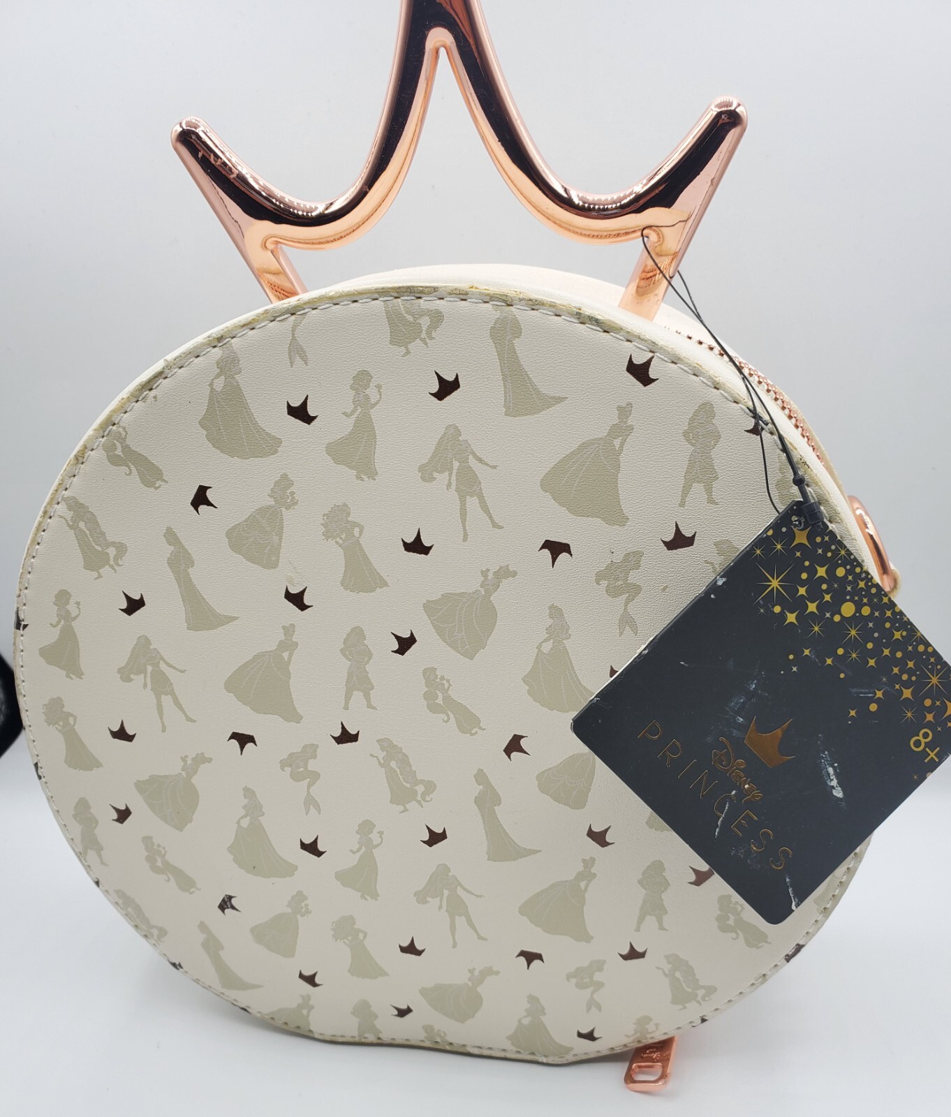 Loungefly Disney Princess Metal Crown Crossbody Purse - New Multiple Defects