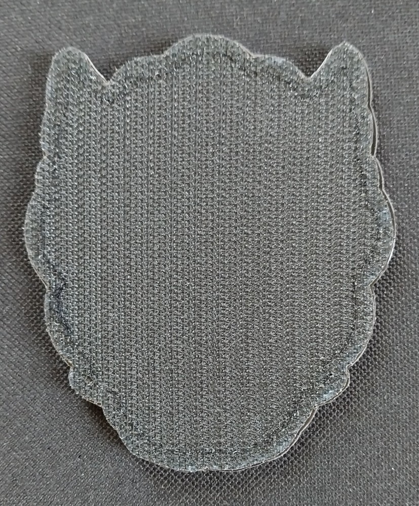 3D PVC Hook Backing Morale Military Patch ~ MSM FIRE FOO DOG HEAD (B)