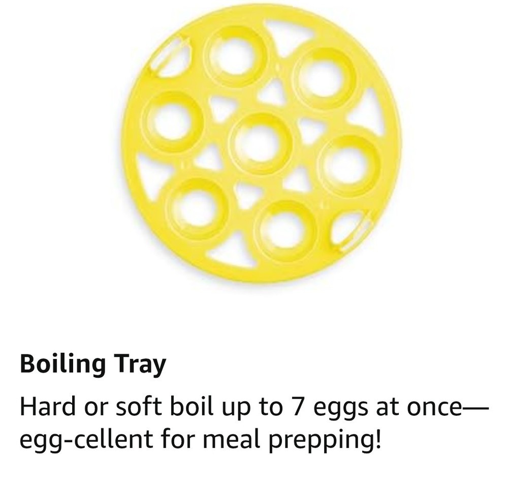 PEEPS DASH Rapid Egg Cooker: 7 Egg Capacity Poach Cup , Pin Cup Yellow, !