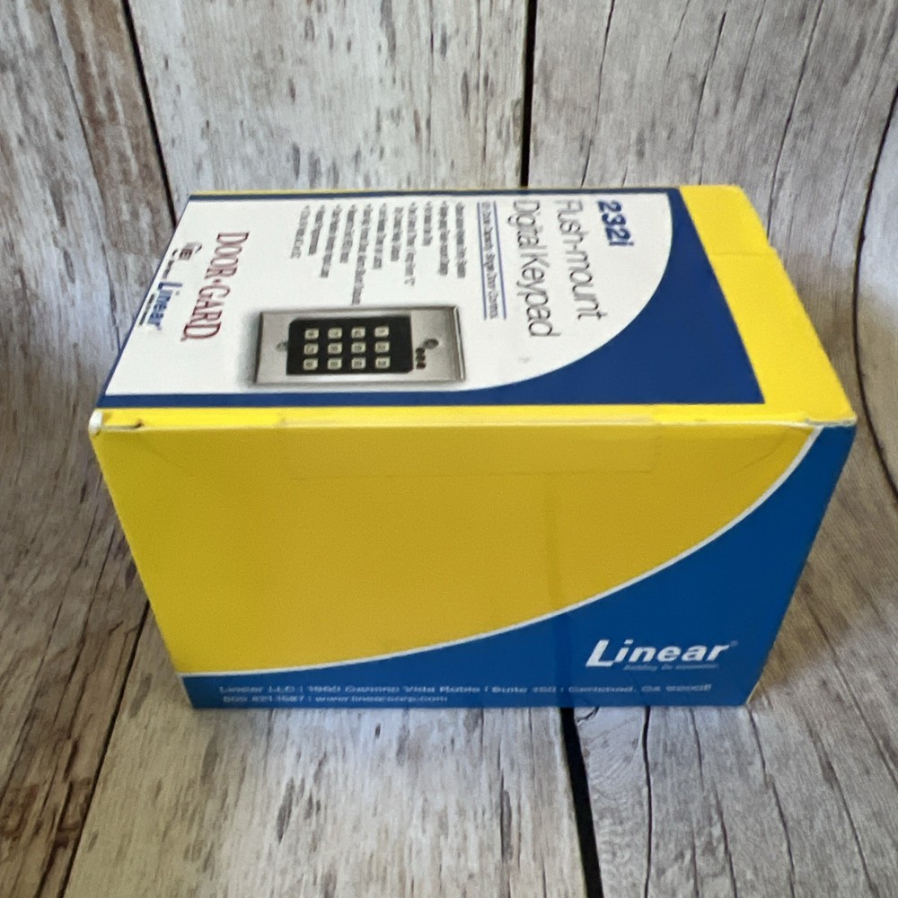 Linear Door Gard 232i Flush Mount Digital Keypad Indoor