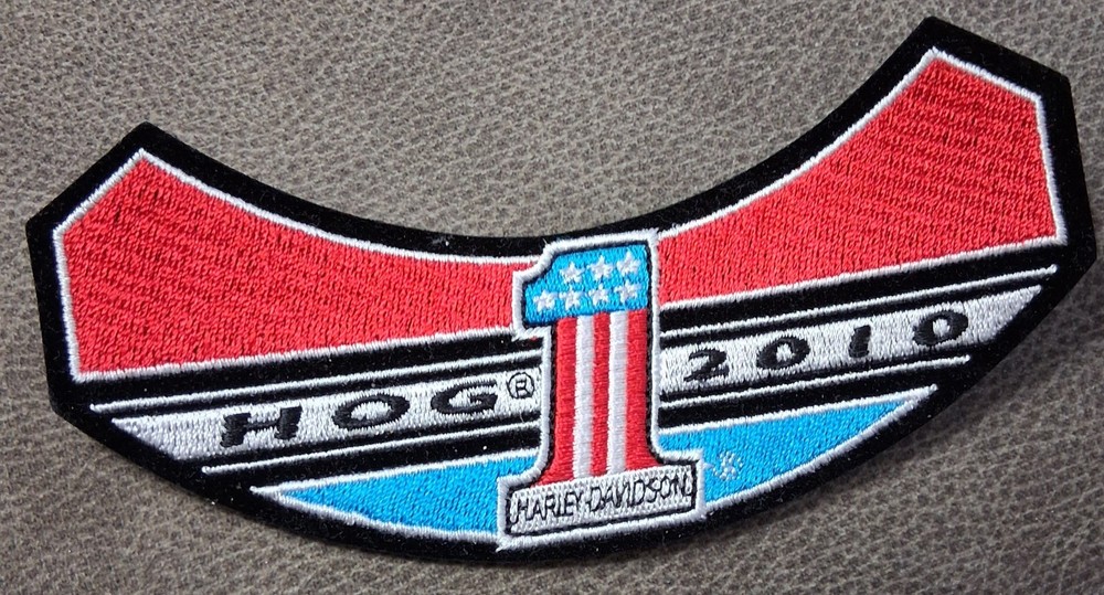 HOG HARLEY DAVIDSON OWNER'S GROUP PATCH 2010 ROCKER