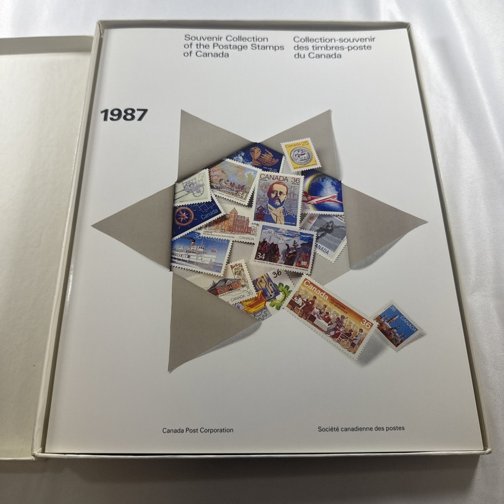 1987 Canada Post Yearbook Annual Official Stamp Issues - COMPLETE & MNH Set