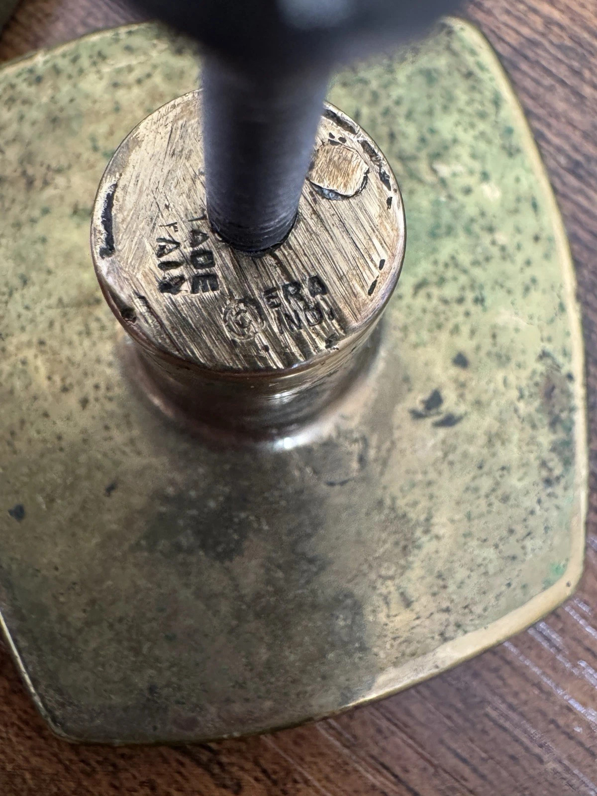 Evelyn Ackerman Large Brass and Inlaid Pulls