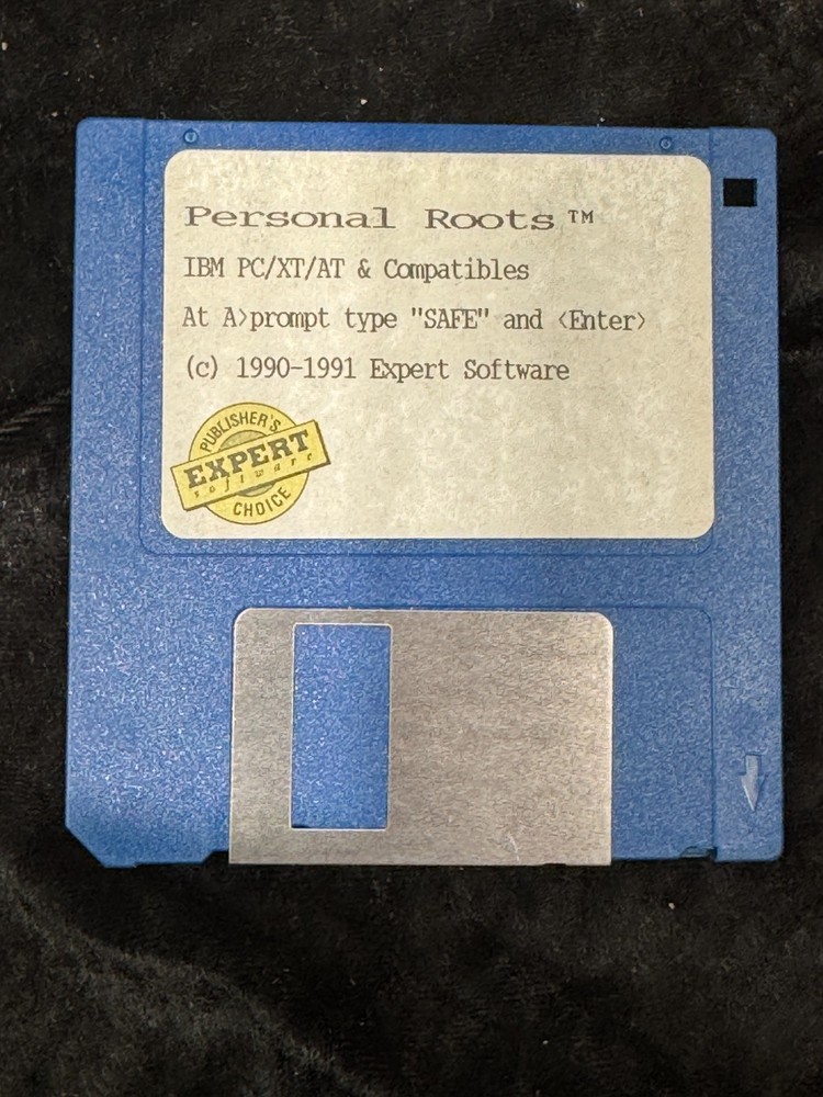 Personal Roots IBM PC/XT/AT Compatible - 3.5 Media