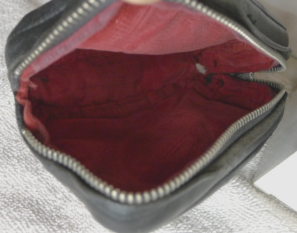 Olympus Pen Black Camera Case with Red Felt Interior - Genuine