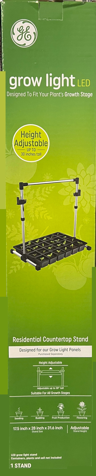 GE grow light LED Seed Starter KIT-- LED Light Panel and Light Stand, for Seeds