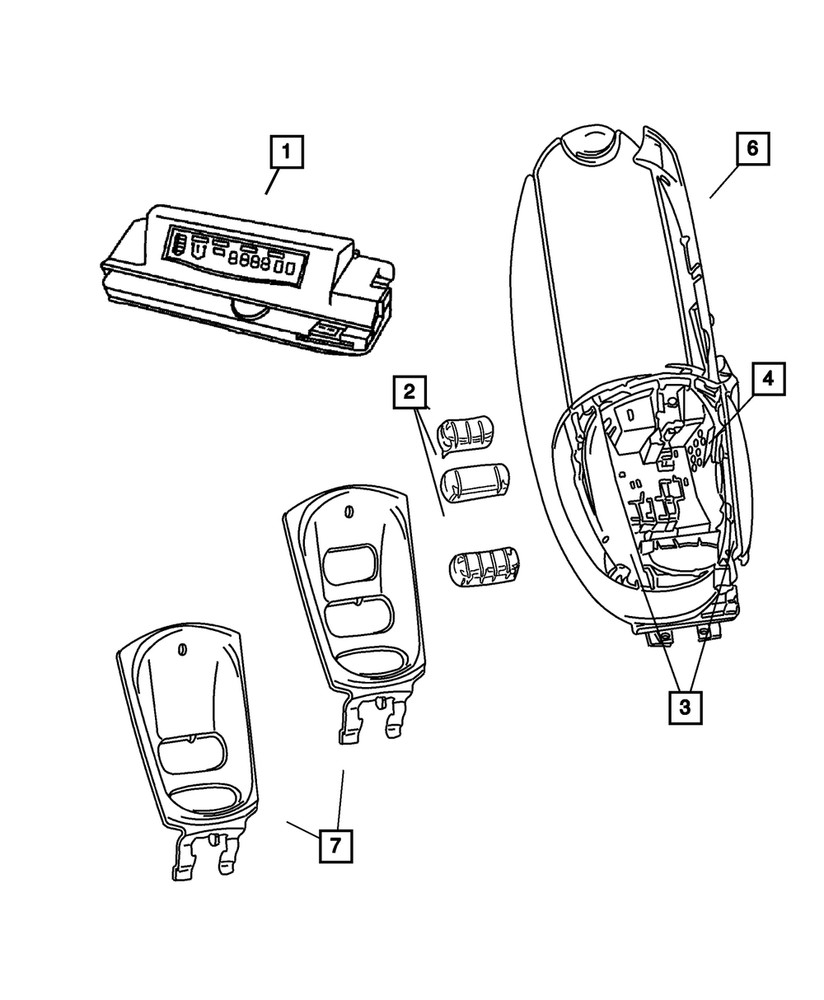 Genuine Mopar Bulb Housing 5143408AA