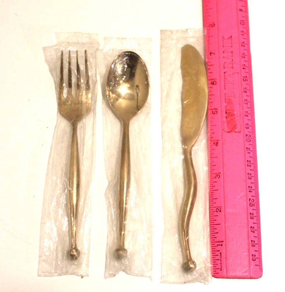 Izabel Lam Bronze STREAM Fork, Spoon, Knife, Iced Tea, Serving