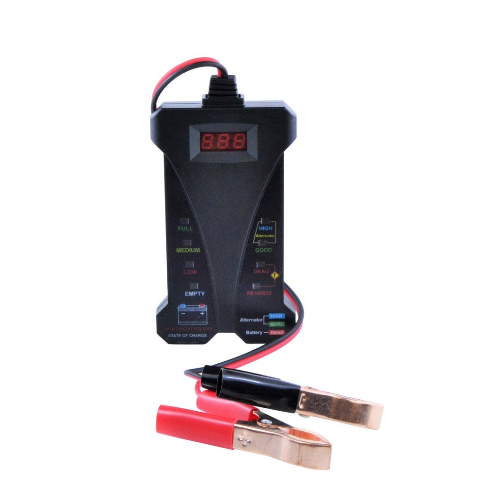 Universal 12 Volts Digital Battery Tester / Charging System Analyzer