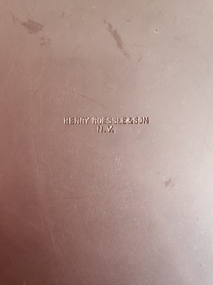 Henry Roessle&son Small Copper Saute Pan.