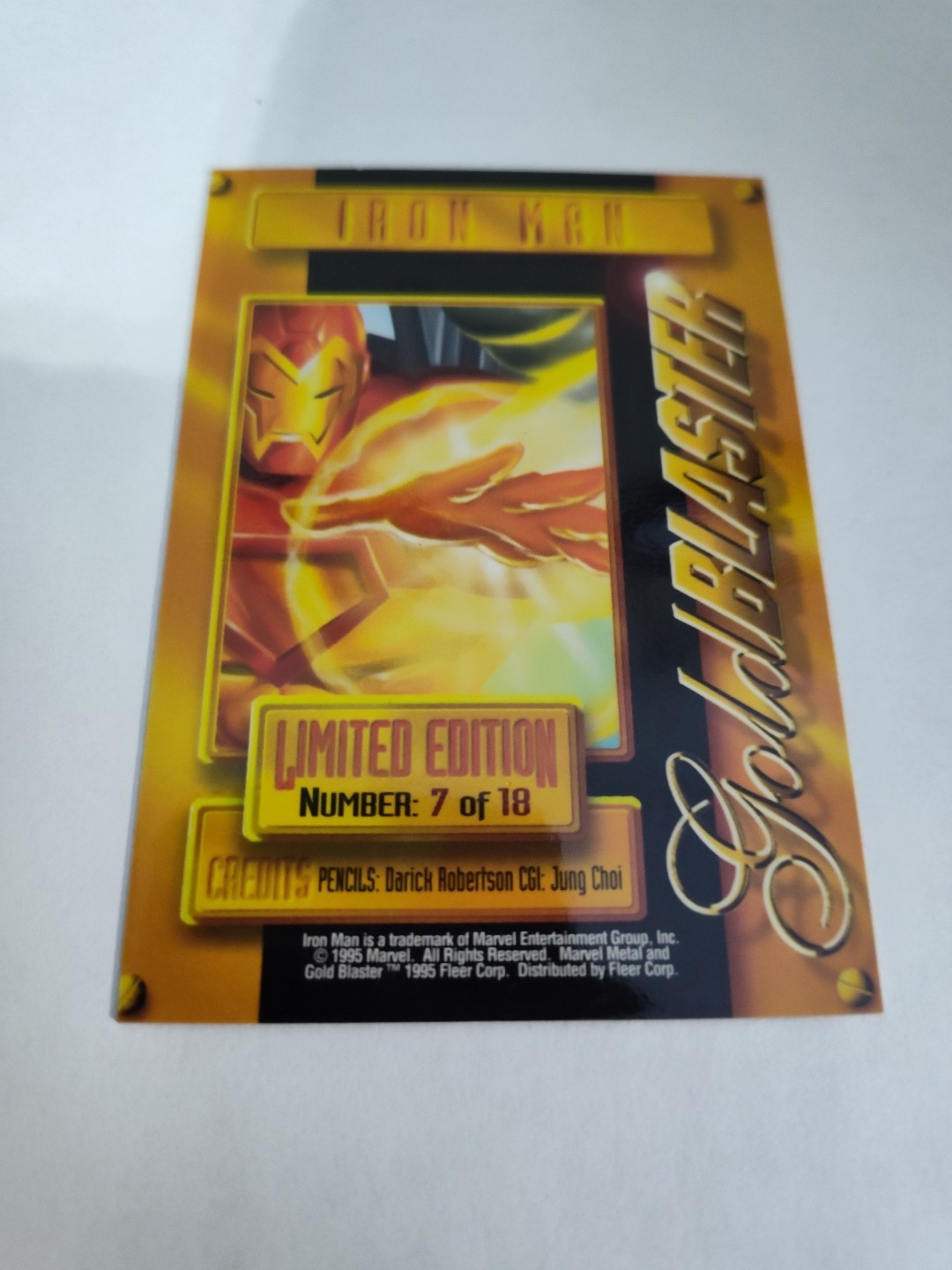 1995 fleer marvel metal gold blaster limited edition you pick fill your set