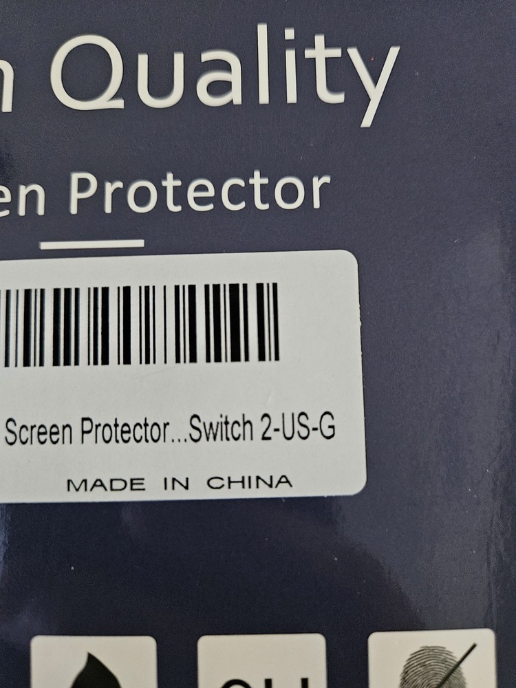 Ferilinso 4 Pack Glass Screen Protector for Nintendo Switch, Anti-Scratch