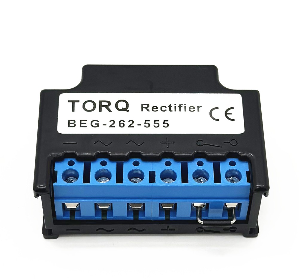 TORQ BEG-262-555 555V~ 0,75A half wave brake rectifier module