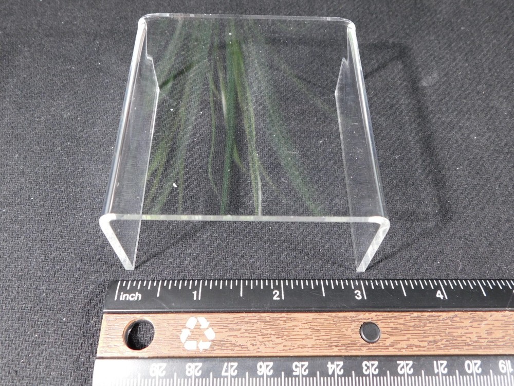 Display Stand Riser Type Short Small Size Clear Lucite