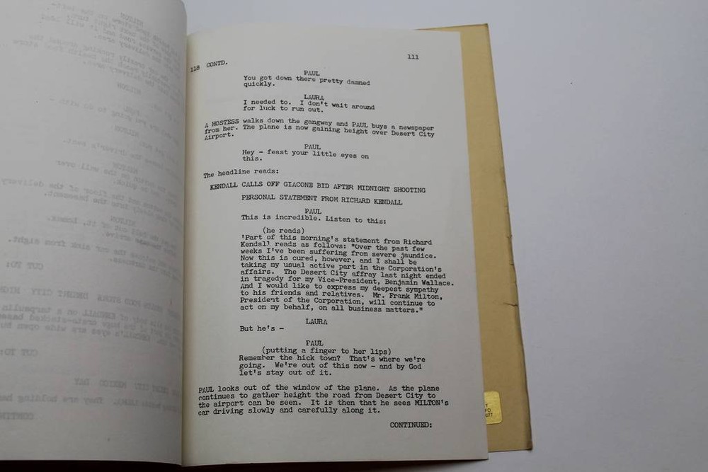 EMPEROR ON ICE / Anthony Masters 1970's Unproduced Screenplay