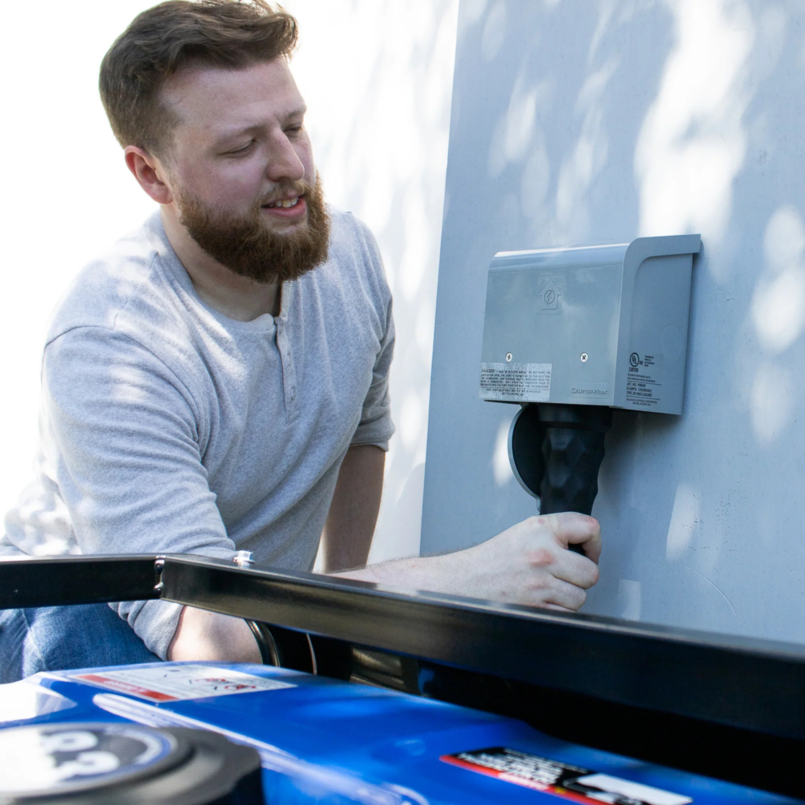 DuroMax XP50PBN 50-Amp 12,500-Watt Non-Metallic Power Inlet Box