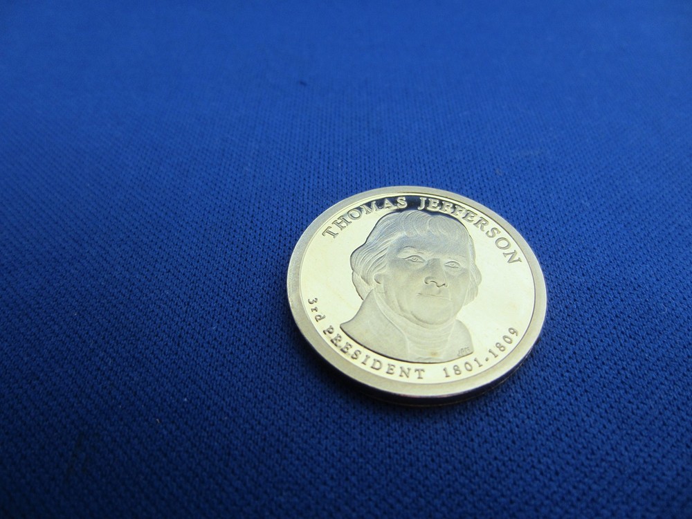 2007-S Dollar Thomas Jefferson Deep Cameo Mirror Proof Upper Grading Range
