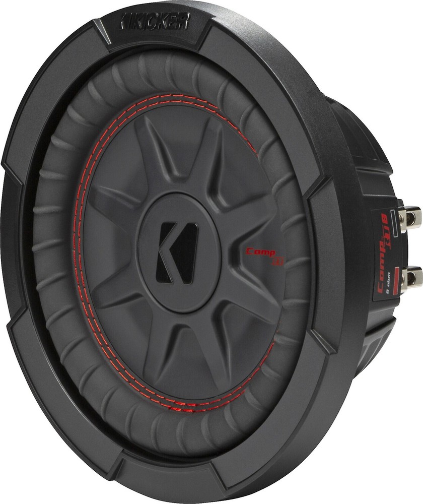 Kicker CompRT 48CWRT82 8" Dual 2-ohm Component Subwoofer