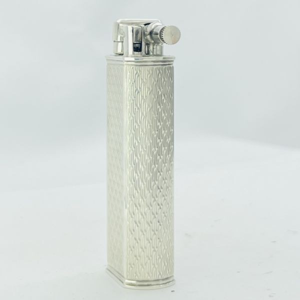 Working Dunhill Gas Lighter silver Sylphide without box