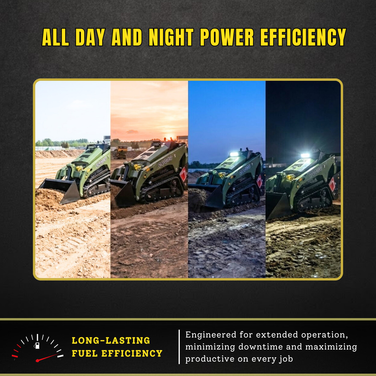 TYPHON Stomp V1000 24HP Kubota D1105 Water-Cool Diesel Skid Steer Pilot Control