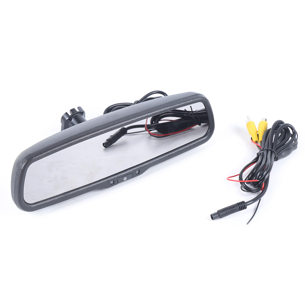 Backup Camera Mirror Car Rear View Reverse Night Vision Parking System Set