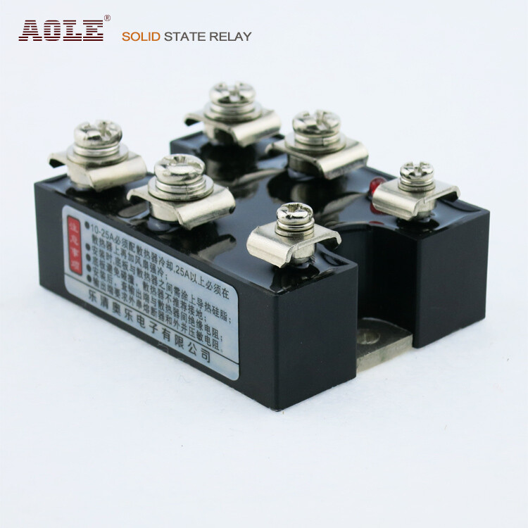 3-32VDC two-phase normally open horizontal solid state relay ASH-40DA-2 DC-AC