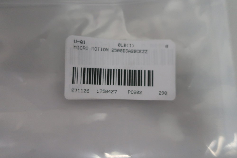 Micro Motion 2500D3ABBCEZZZ 2000742 Variable Flow Transmitter 19.2-28.8v-dc