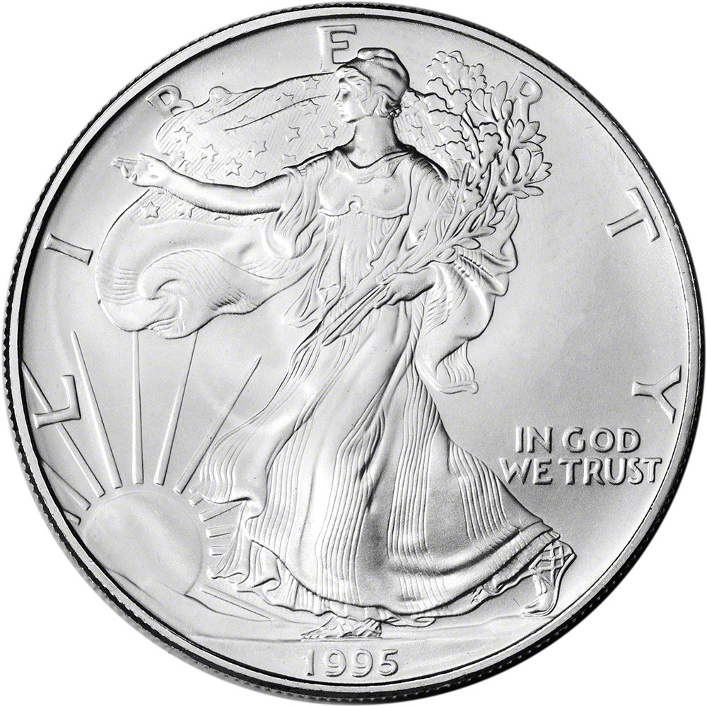 1995 American Silver Eagle Coin - NGC MS69