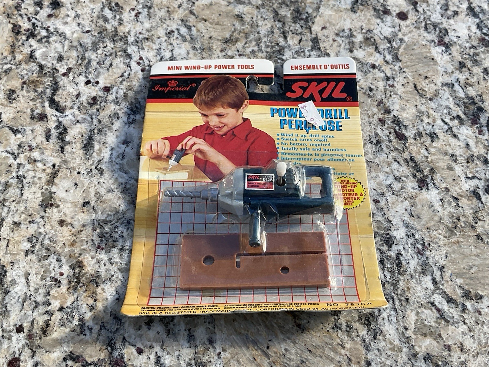 1988 Vintage Wind Up Skil Imperial Mini Power Tools Complete Set Lot Of 4