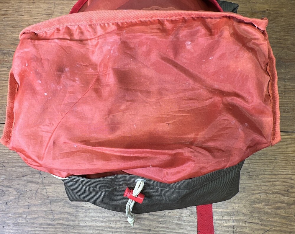 Poler Canvas Drawstring Soft Backpack Camping Hicking Large 18 X 15”